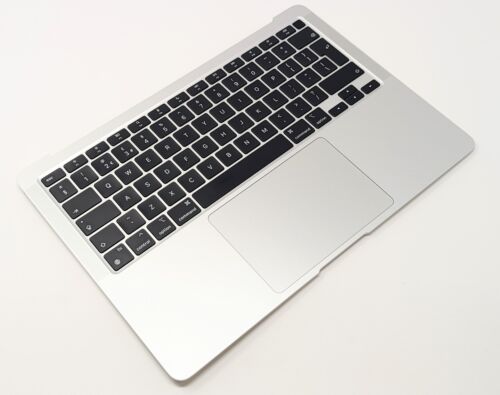 MacBook Air 13" A2337 Palmrest Keyboard Top Cover UK 2020 M1 Silver - Afbeelding 4 van 23