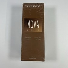 Nova Hair Dye Shampoo Light Brown Hair Dye 200ml 6.76 Fl Oz Ex 02/28