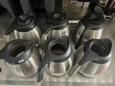 Curtis Coffee Thermal Carafe Server 64 oz Seamless Pour Pot Plus Carafe Baskets