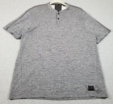 Adidas Golf Polo Shirt Men  s Large L Blue Adicross Short Sleeve Stretch Pullover