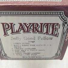 Play-Rite 404-B JOLLY GOOD FELLOW Songs Player Piano Word Roll