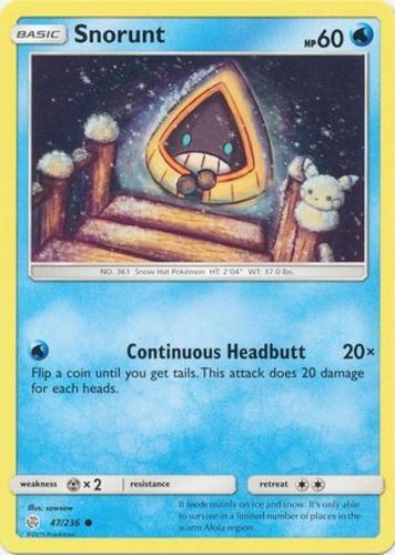 Snorunt - 47/236 - Common - Lightly Played