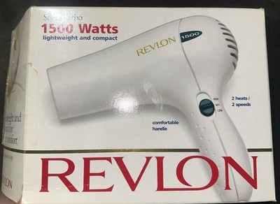 Revlon 1500 Watt Lightweight And Compact  Dryer Model RV-435F VTG  1996 *TESTED*