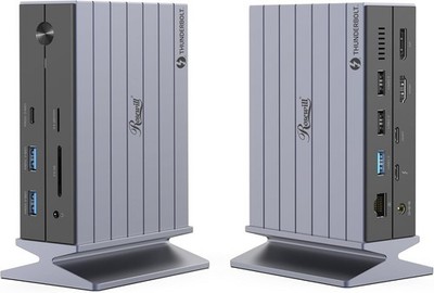 Rosewill 14 in 1 Thunderbolt 4 Certified Laptop Docking Station w/ 100W Charging
