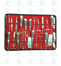 37 Pcs Dental Surgery Instruments Set Stainless Steel Oral Surgical Extraction K