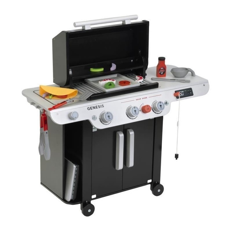 Barbecue Weber Genesis Klein jouet en bois FSC avec accessoires pour enfant