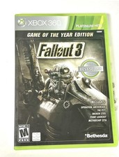 Platinum Fallout 3 Game of the Year Edition Xbox 360 CIB with Manual FREE SHIP