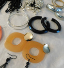 Earrings Lot Twenty One Pairs IN STYLE Super Nice CLEAN LOT — photo 9