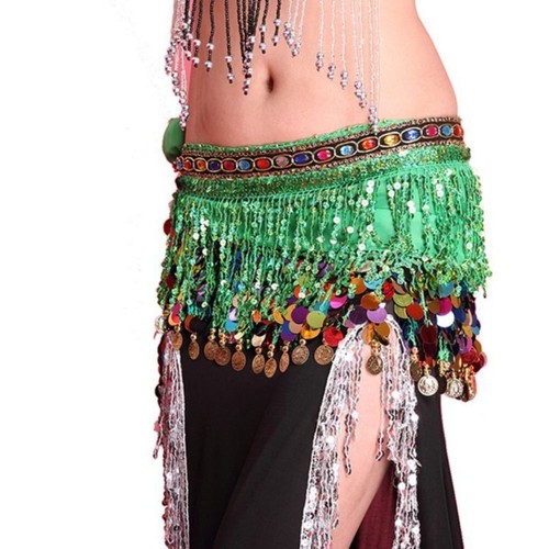 Chain Hip Scarf Belly Dance Accessories Belly Dance Costumes Dance Performance - Picture 3 of 12