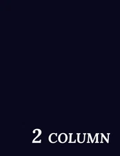 2 Column Accounting Ledger Book for Small Business Personal Finance Log Book