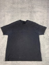 adidas All Szn Men's T-Shirt Dark Gray Embroidered Logo Cotton Size M