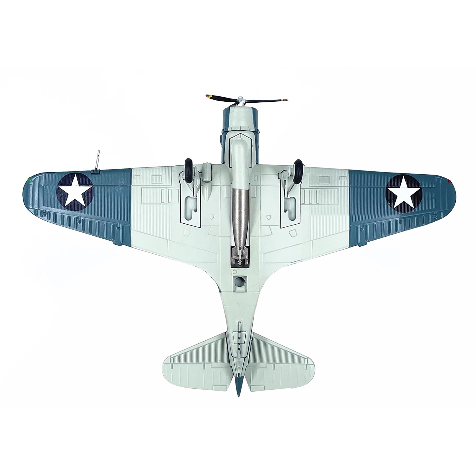 1/72 Scale Diecast Alloy WWII US Navy TBD Devastator Bomber Aircraft Model