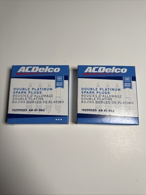 ACDelco (Set of 8) Platinum Spark Plugs GENUINE OEM 41962 19299585 AC Delco