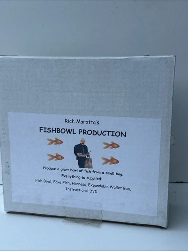 Fishbowl Production" effect created by Rich Marotta Magicians Magic Prop
