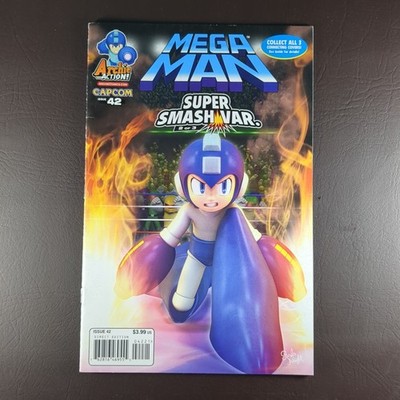 Mega Man #42 - Legend Of The Blue Bomber - Super Smash Bros. Variant Cover!