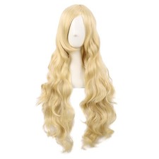 32 Inch/80 cm Long Hair Spiral Side Bangs Curly Cosplay Costume Synthetic Wig...