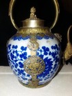 chinese blue and white porcelain Tea Pot