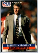 1991 Pro Set #144 Dan Reeves Denver Broncos