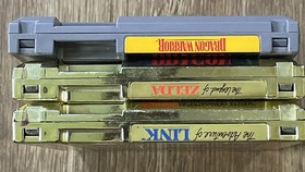Nintendo NES games RPG Lot Zelda Adventure Of Link Legend Zelda Dragon Warrior