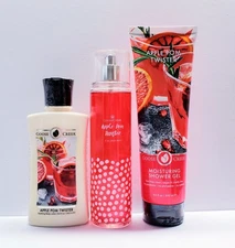 Goose Creek APPLE POM TWISTER Shower Gel, Hydration Body Lotion, Body Mist