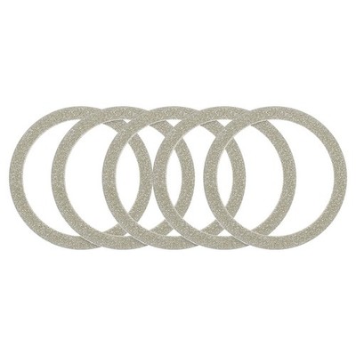 uxcell Magnetic Sticker Ring, 5Pcs Universal Adapter Ring Metal Gold 
