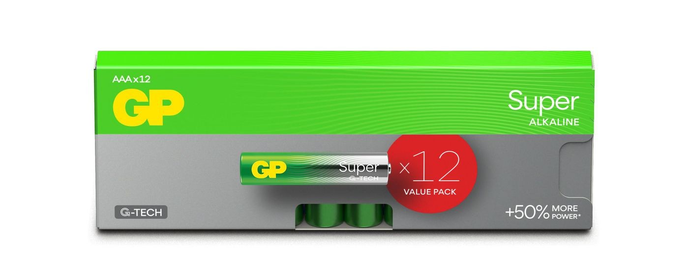 GP Batteries 151433 GP SUPER ALKALINE AAA/LR03
