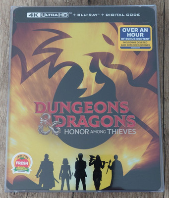 Dungeons & Dragons: Honour Among Thieves - 4K ULTRA HD + BLU-RAY - STEELBOOK