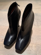 Hermès Leather Black Ankle Boots