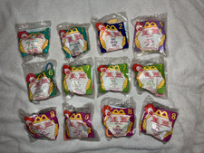 1999 Lot Of 12, Winnie The Pooh McDonald's Happy Meal Toys