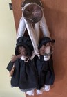Amish Dolls Faceless Mother Daughter Girl Doll Father boy hanging cloth handmade — photo 1