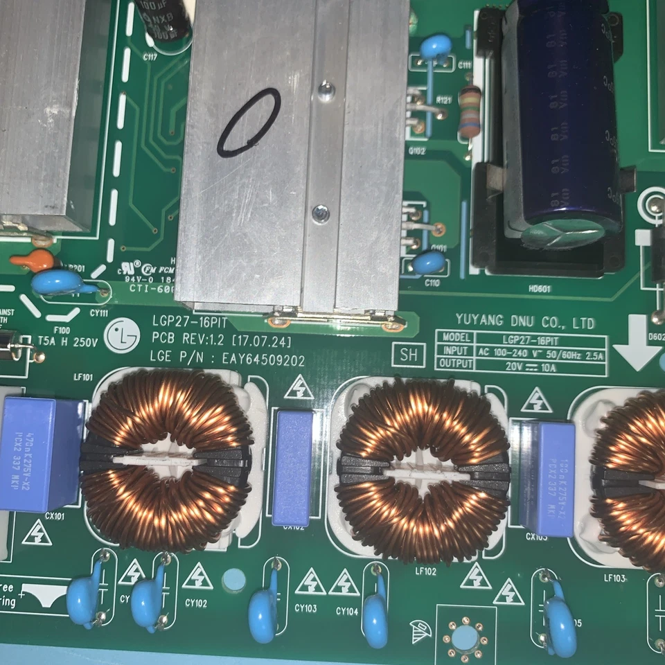 LG Ultrafine 5K 27" Monitor POWER SUPPLY 27MD5KA 27MD5KB 27MD5KL - Image 2 of 2