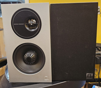 Definitive Technology Demand D7 Bookshelf Stereo Speakers (Pair) Black SEE PICS