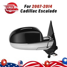 Right Side Power Mirror For 2007-2014 Cadillac Escalade Heated W Puddle Lamp Right Side Power Mirror For 2007-2014 Cadillac Escalade Heated W Puddle Lamp