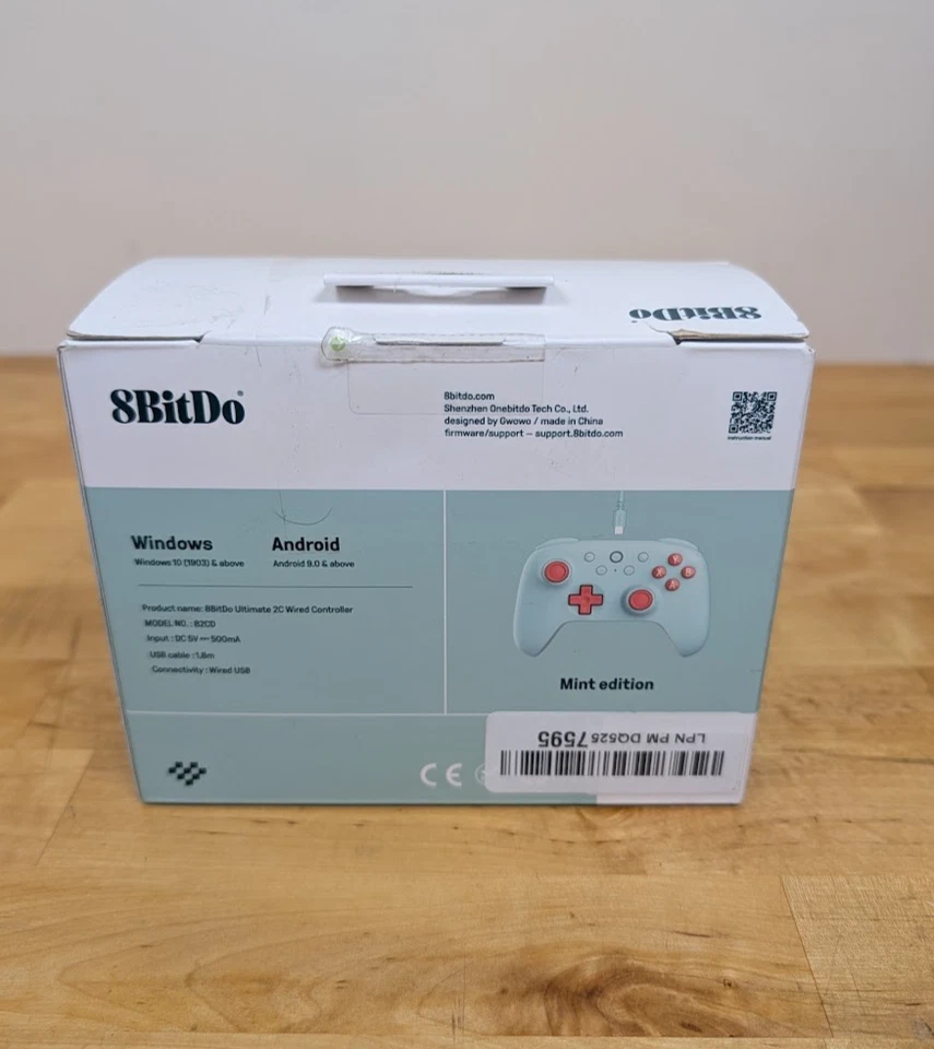 8BitDo Ultimate 2C Wired Controller – Mint Edition, Open Box, New/Unused - Image 2 of 4