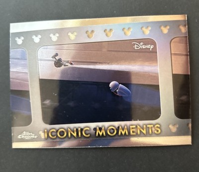 2025 Disney Topps Chrome Iconic Moments #IM-13 Wall-E and Eve's Space Walk
