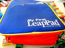 My First LeapPad Leapfrog System Backpack Carrier with 7 Book/Cartridge Sets