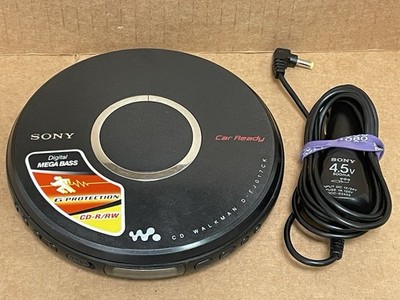 Sony CD Walkman D-EJ017CK Portable Discman Player Mega Bass G-Protection