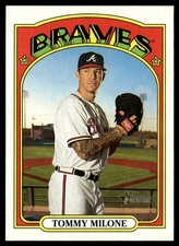 2021 Topps Heritage Tommy Milone Atlanta Braves #116
