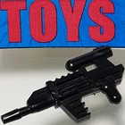 Vtg Transformers G1 Hook GUN laser pistol Devastator black weapon accessory part