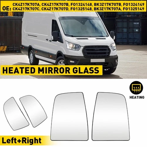 Left+Right Side Tow Glass Upper+Lower Mirror Fit 150 15-22 Ford 250 Transit 350