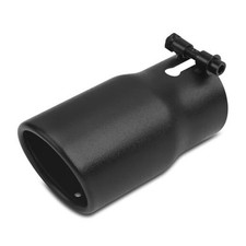2.5 inch Inlet Exhaust Tip, 3" Outlet 6" Overall Length Stainless Steel