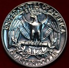 Uncirculated Proof 1960 Philadelphia Mint Silver Washington Quarter — photo 2