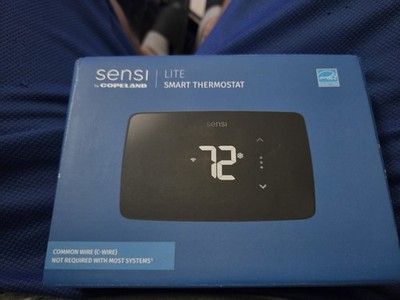 Sensi Copeland Lite Smart Thermostat ST25U WiFi Programmable Alexa Black NEW