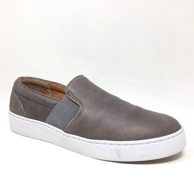 Vionic Demetra Loafers Sneakers Shoes Womens Size 6 Gray Leather Orthotic