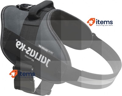 Julius-K9, 16IDC-ANT-2, IDC Powerharness, Dog Vest Harness, Anthracite