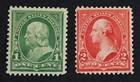 CKStamps: US Stamps Collection Scott#279 279B 1c 2c Mint H OG