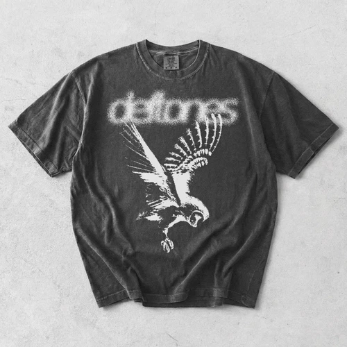 NWT 90s Deftones Shirt Grunge Music Band Graphic Tee - product listing photo