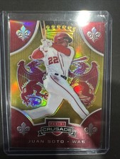 2019 Panini Crusade Juan Soto Ruby Parallel /10 Nationals