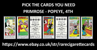 PRIMROSE - POPEYE, 4TH - PICK THE CARDS YOU NEED