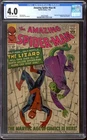 Amazing Spider-Man #6 CGC 4.0 (OW-W) 1st Lizard